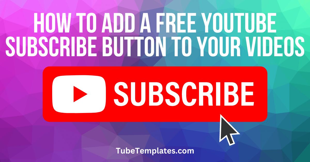 free youtube subscribe button