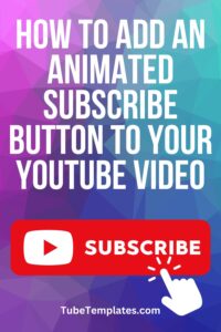 add an animated subscribe button