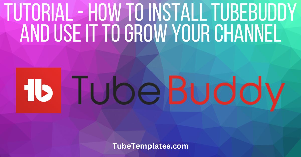 install tubebuddy