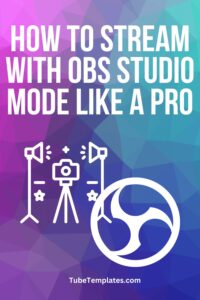 stream with obs studio mode